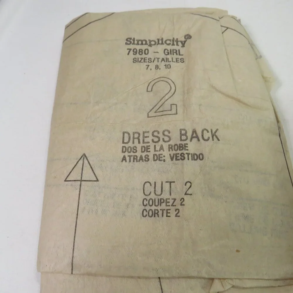 Simplicity 7980 sewing